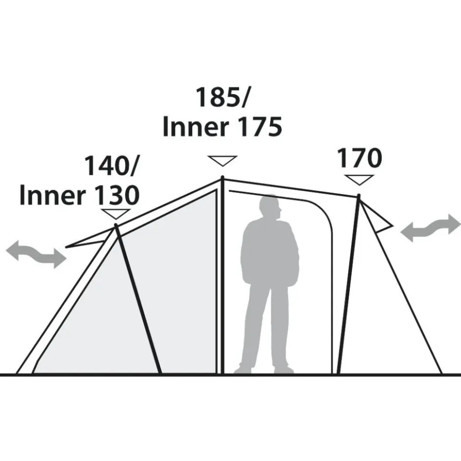 Tenten, Tarps & Hangmatten < Robens Cima Versa 4 Tent - Green