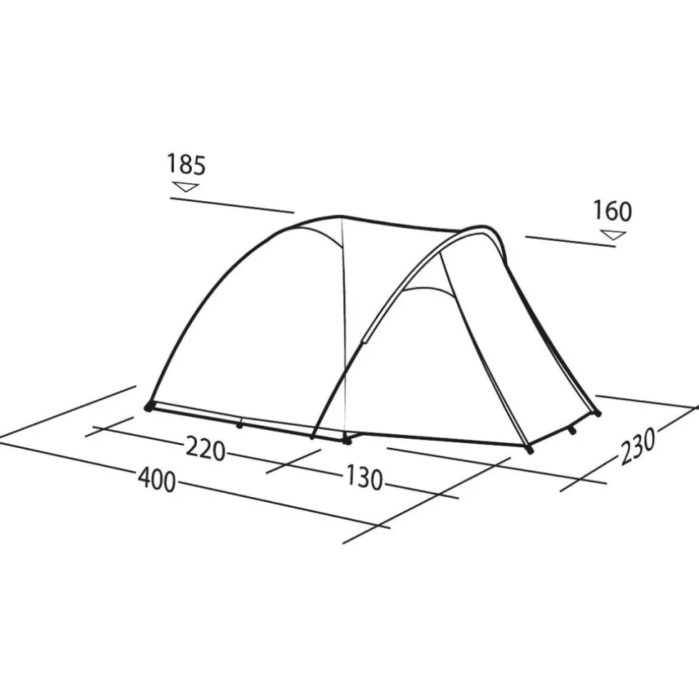 Robens Lago Flex 4 Tent - Green
