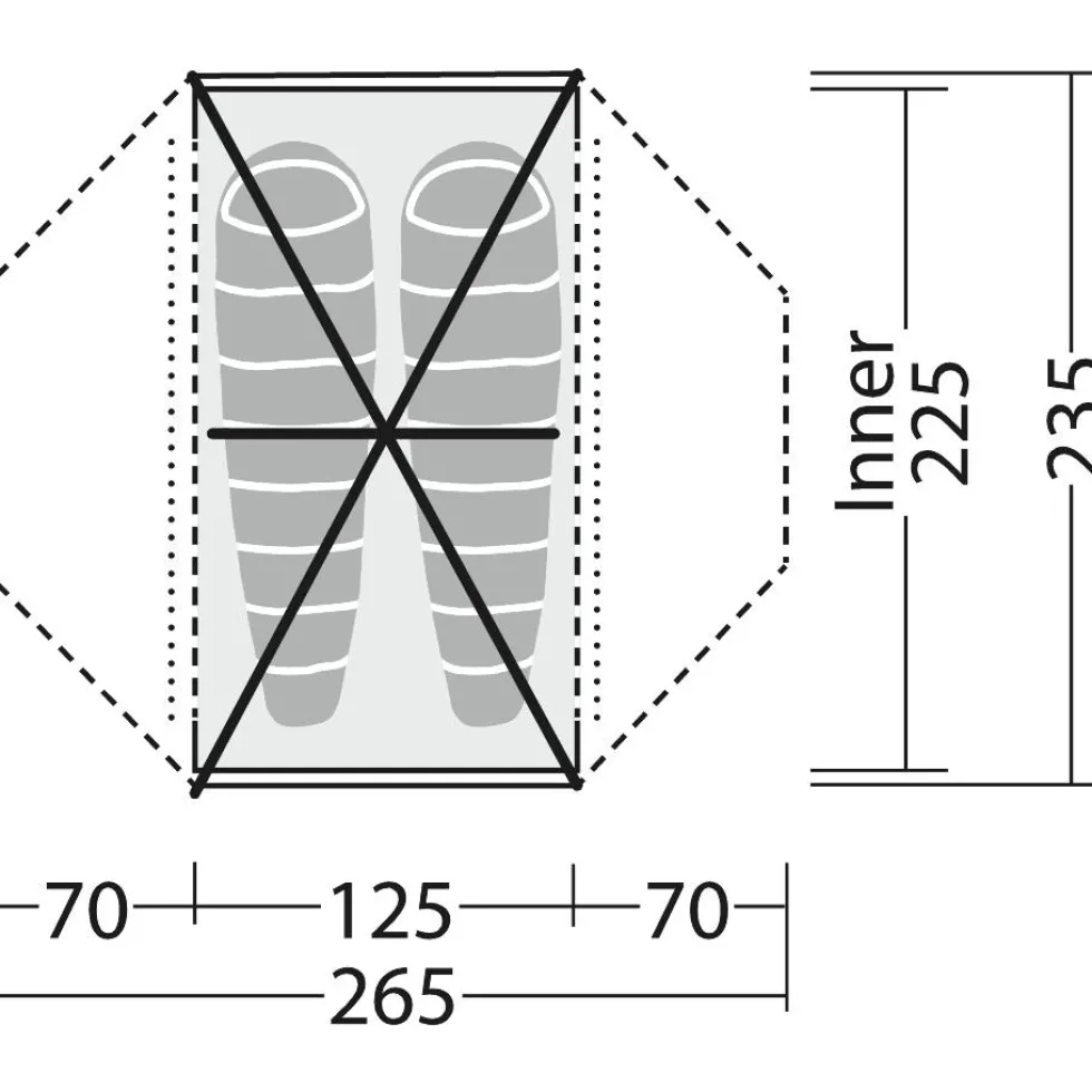 Robens Lodge 2 Exp Tent - Green