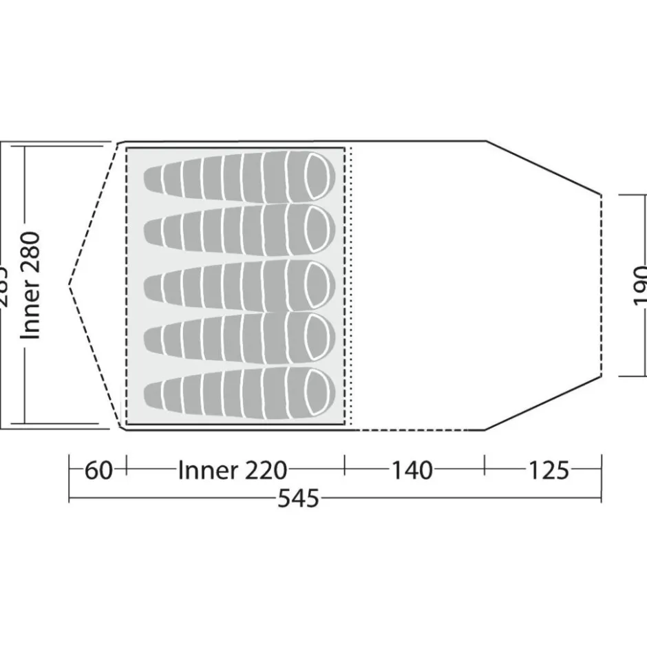 Tenten, Tarps & Hangmatten < Robens Paso Flex 5 Tent - Green