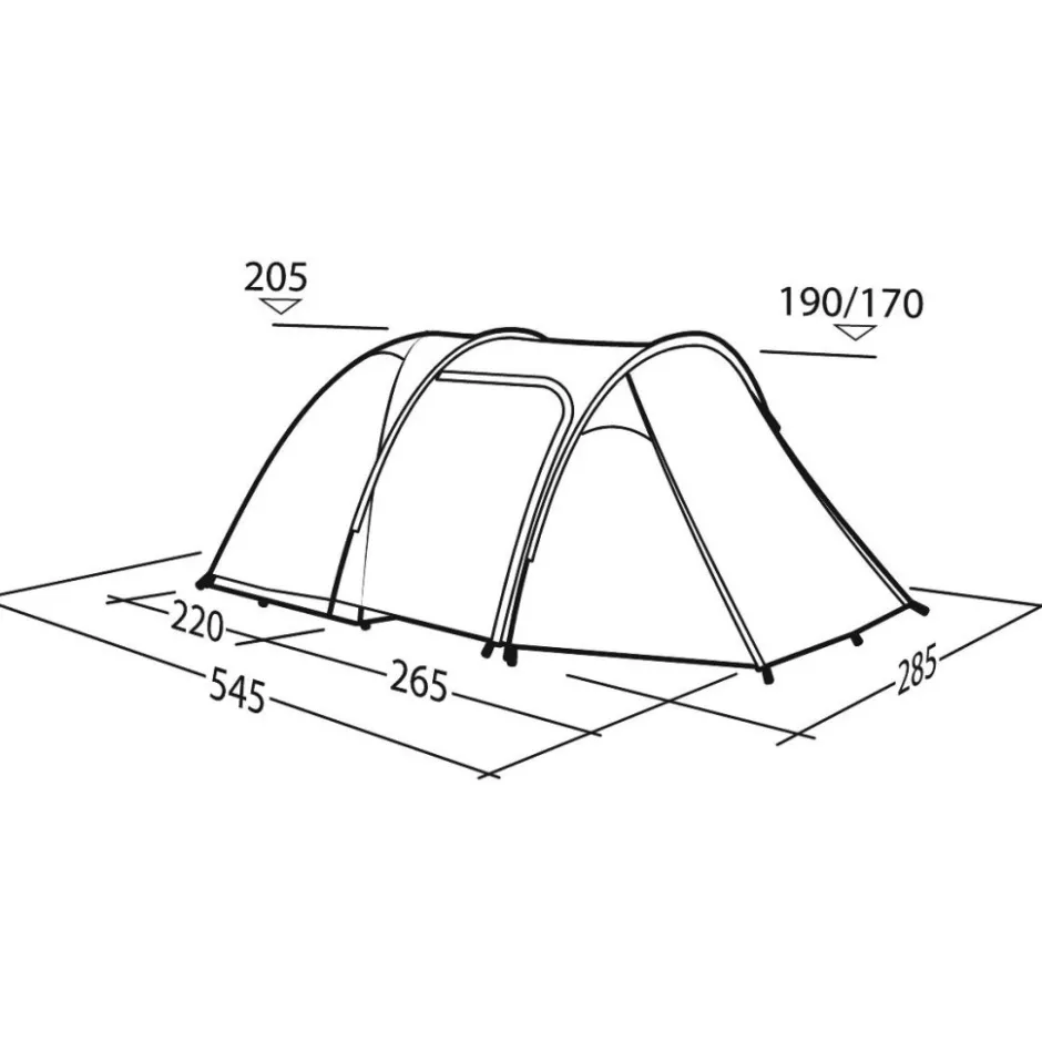 Tenten, Tarps & Hangmatten < Robens Paso Flex 5 Tent - Green