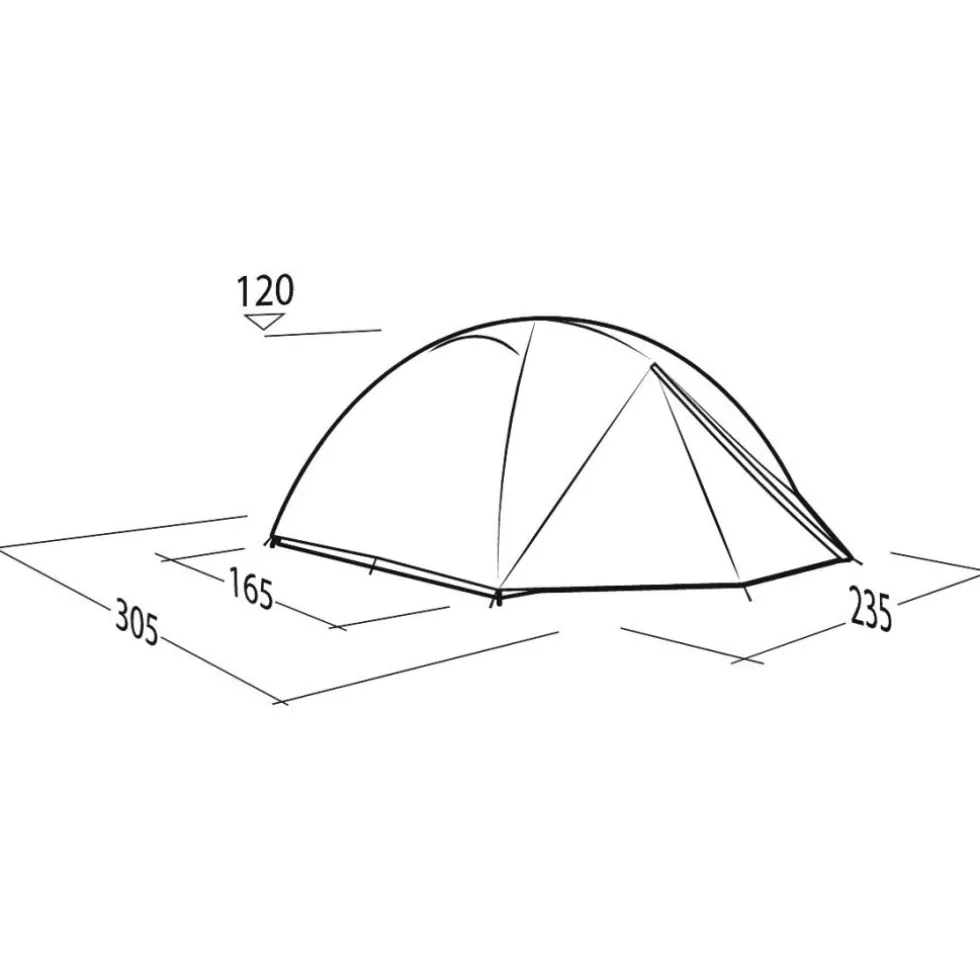 Robens Lodge 3 Exp Tent - Green