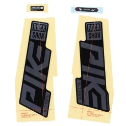 RockShox Decal Kit for 27.5/29" Pike Ultimate - gloss polar foil for high gloss black (2021)