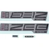 RockShox Decal Kit for 27.5/29" ZEB Ultimate - gloss black for matte grey (2021)