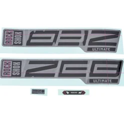 RockShox Decal Kit for 27.5/29" ZEB Ultimate - gloss black for matte grey (2021)