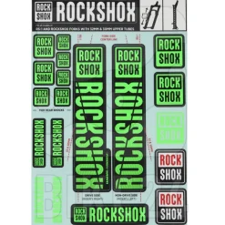 RockShox Decal Kit 30/32mm Stanchions - SID/Reba/Revelation (pre MY 2018)/Sektor /Recon/XC32/30 Gold/30 Silver/XC30