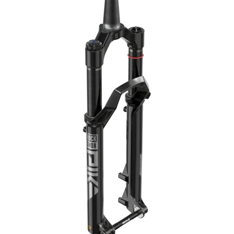 RockShox Pike Ultimate Voorvork | Charger 3.1 RC2 | DebonAir+ | C2 - 27.5" | 130mm | Offset 44mm | 15x110mm - gloss black