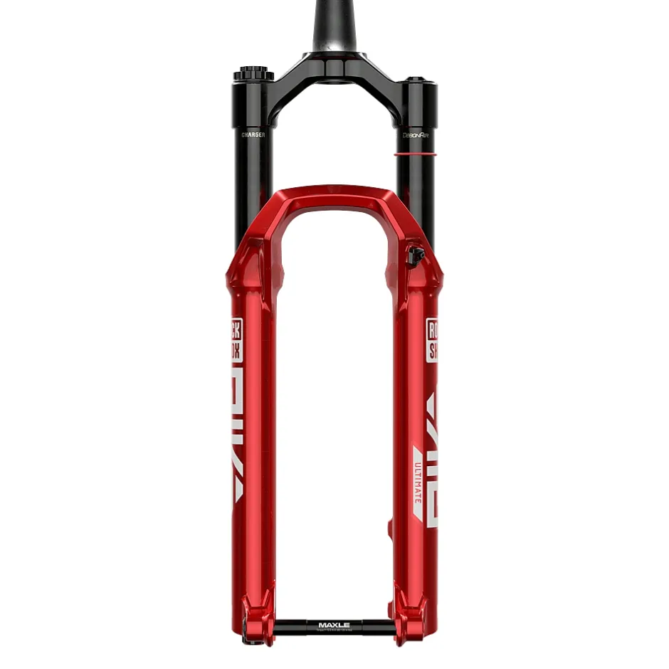 E-Bike Verende Voorvorken < RockShox Pike Ultimate Voorvork | Charger 3.1 RC2 | DebonAir+ | C2 - 27.5" | 130mm | Offset 44mm | 15x110mm - electric red