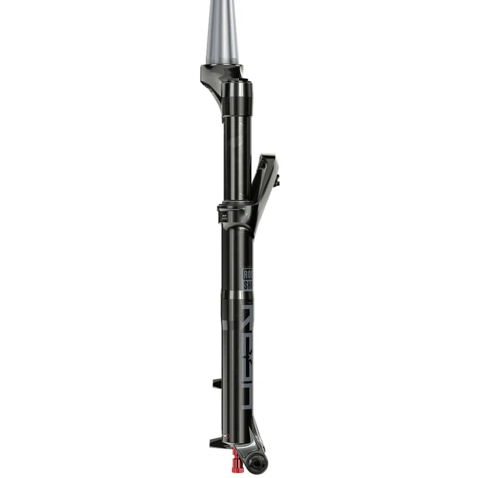 Verende Voorvorken < RockShox Reba RL Solo Air 26" Suspension Fork - 140mm - 40mm Offset - Tapered - 15x100mm - Maxle Stealth - Gloss Black