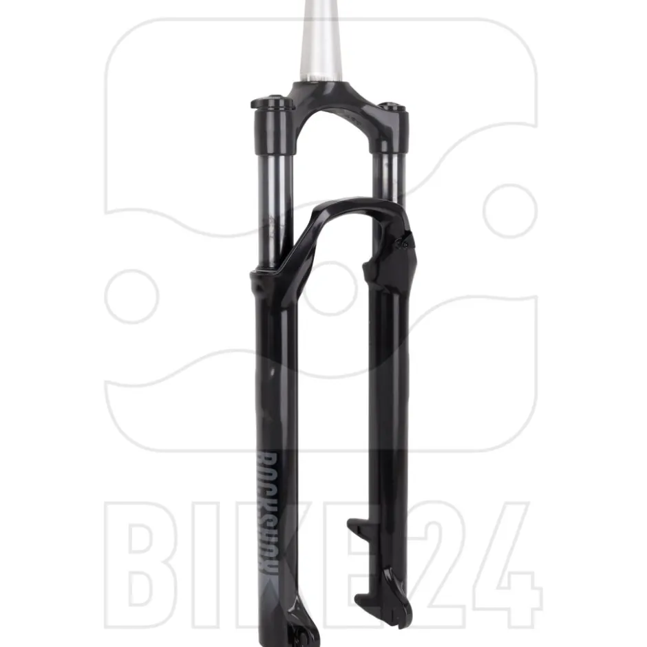 Verende Voorvorken < RockShox Recon Silver RL Solo Air Voorvork - 27.5" - 100mm - 42mm Offset - 1 1/8 Inch - QR - Gloss Black