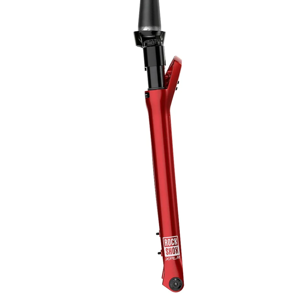 RockShox RUDY Ultimate XPLR Voorvork - 28" | Race Day 2 | 51mm Offset | 12x100mm - 40mm - electric red