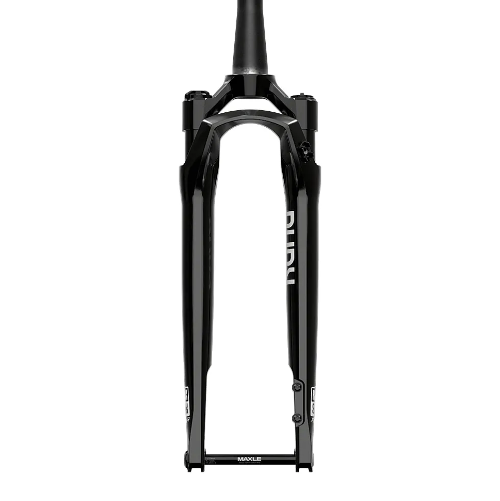 RockShox RUDY Ultimate XPLR Voorvork - 28" | Race Day 2 | 45mm Offset | 12x100mm - 30mm - glossy black