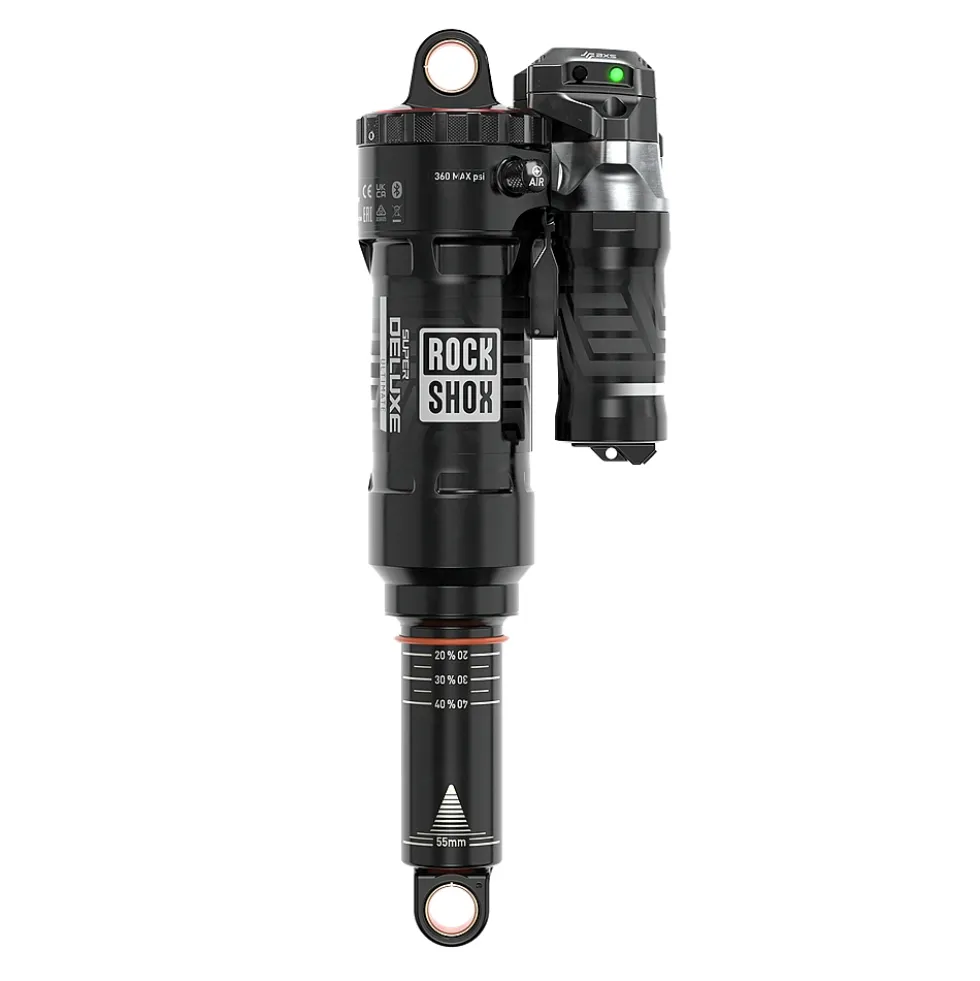 RockShox Super Deluxe Ultimate Demper - 210x55mm | Flight Attendant | DebonAir+ | voor Specialized Stumpjumper EvoS2-S6 2021+ - zwart
