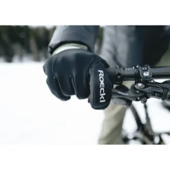 Winterhandschoenen < Roeckl Sports Ranten 2 Fietshandschoenen - zwart/rood 9300