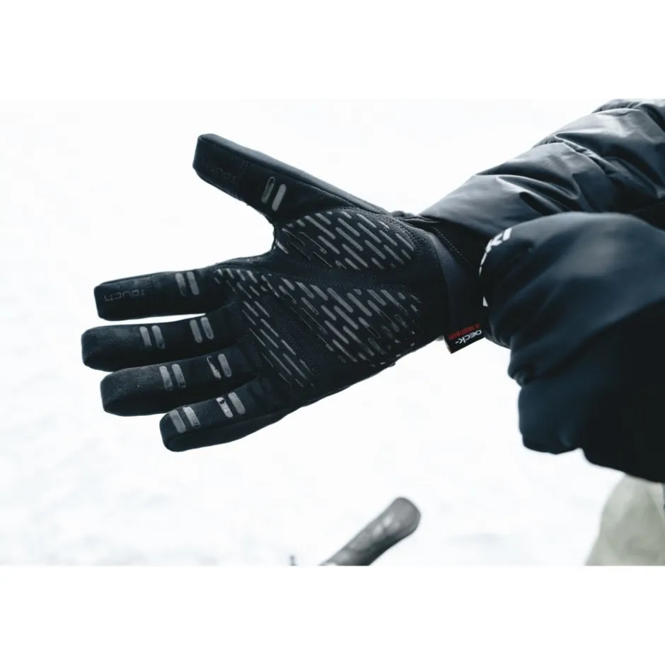 Winterhandschoenen < Roeckl Sports Ranten 2 Fietshandschoenen - zwart/rood 9300