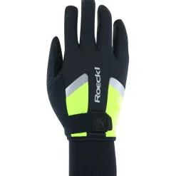 Roeckl Sports Ravensburg 3 Fietshandschoenen - black/fluo yellow 9210