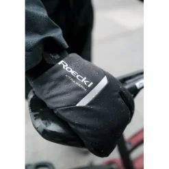 Roeckl Sports Villach 3 Trigger Fietshandschoenen - black/silver pine 9070