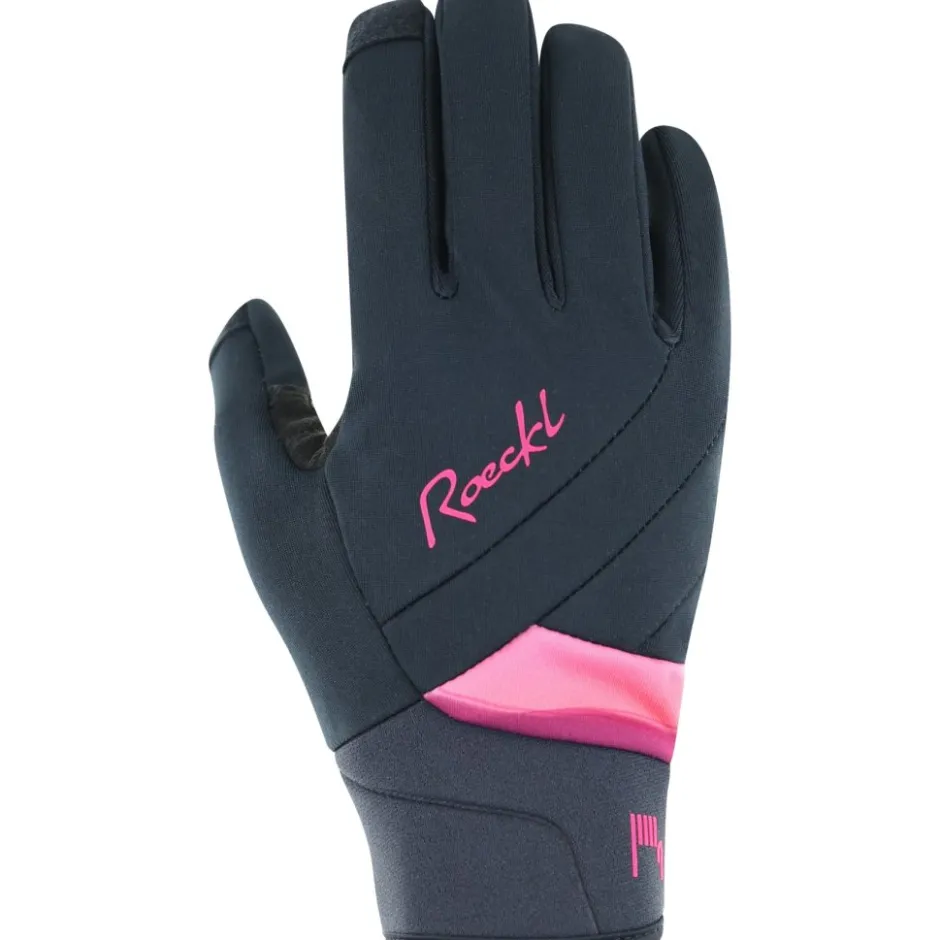 Winterhandschoenen < Roeckl Sports Waldau 2 Fietshandschoenen Damen - black/bubblegum 9304