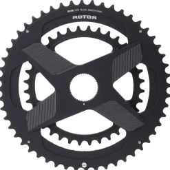 Rotor NoQ Direct Mount Road dubbel kettingblad - rond - OCPmount - black
