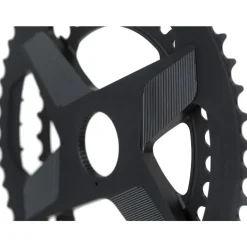 Rotor NoQ Direct Mount Road dubbel kettingblad - rond - OCPmount - black