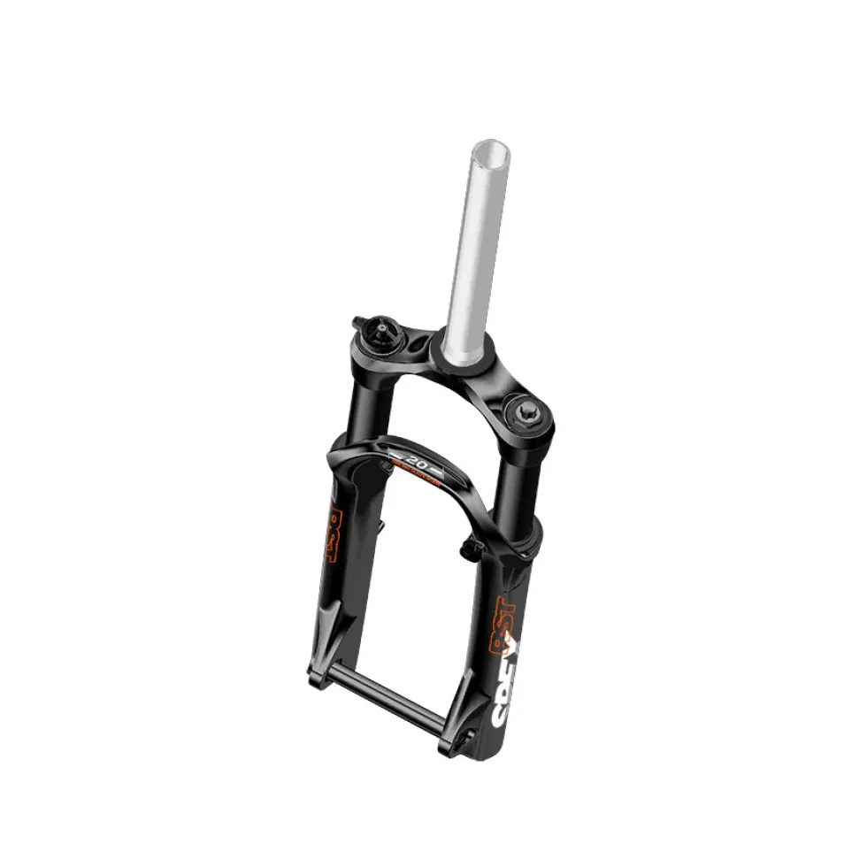 RST Spex 20-15 Air 20 Inch Fork - 80mm - 38mm Offset - 1 1/8 Straight - Disc - 15x100mm - black