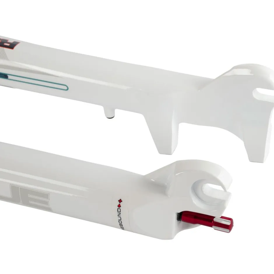 Verende Voorvorken < RST Vogue Air 28 Inch Trekking Suspension Fork - 80mm - 1 1/8" - Disc - QR - white