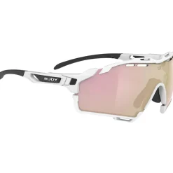 Alpine & Skibrillen < Rudy Project Cutline Bril - White Gloss - RP Optics Multilaser Rose Gold