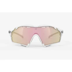 Alpine & Skibrillen < Rudy Project Cutline Bril - White Gloss - RP Optics Multilaser Rose Gold