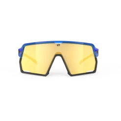 Alpine & Skibrillen < Rudy Project Kelion Bril - Crystal Blue Gloss - RP Optics Multilaser Yellow