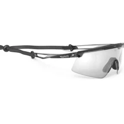 Mtb-Brillen|Racefietsbrillen < Rudy Project Turbolence Bril - Crystal Ash - ImpactX™ Photochromic 2 Laser Black