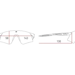 Mtb-Brillen|Racefietsbrillen < Rudy Project Astral Sphere Bril - White Gloss - ImpactX™ Photochromic 2 Laser Purple