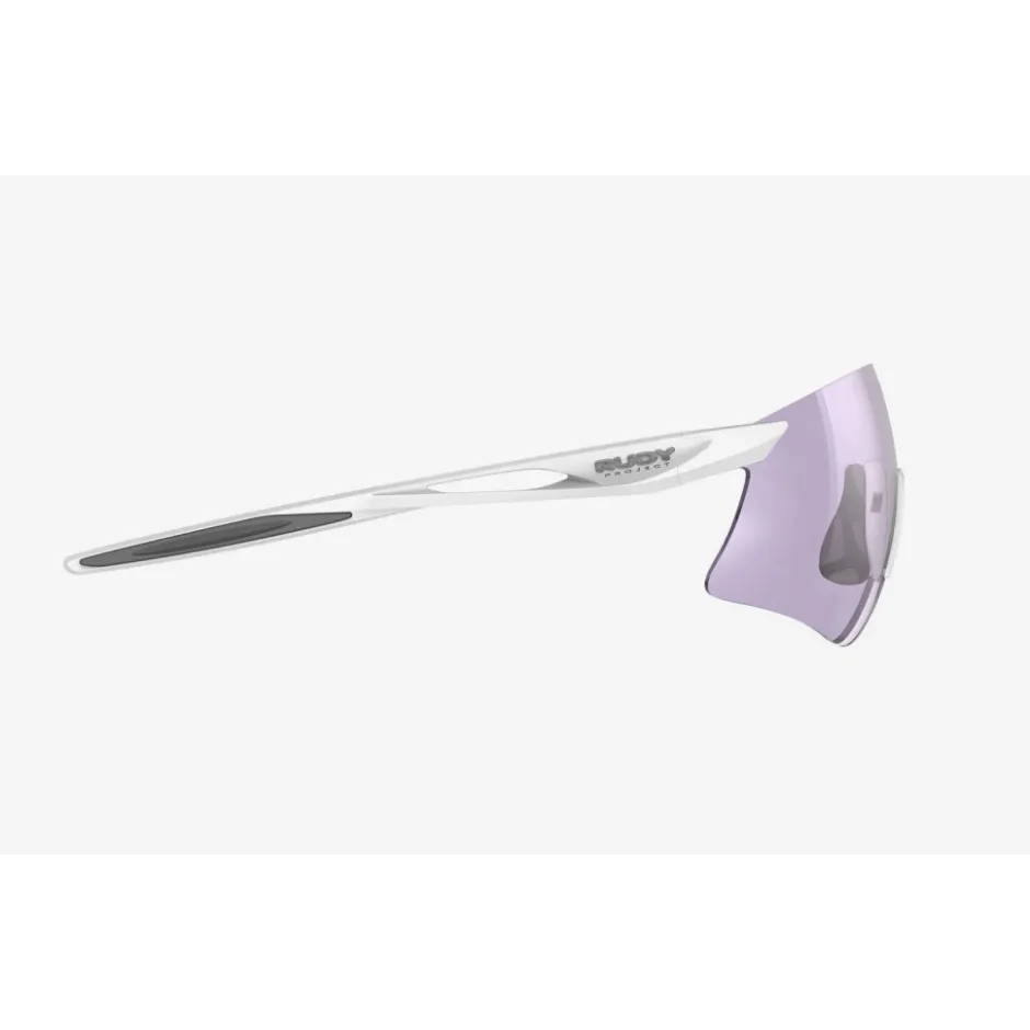 Mtb-Brillen|Racefietsbrillen < Rudy Project Astral Sphere Bril - White Gloss - ImpactX™ Photochromic 2 Laser Purple