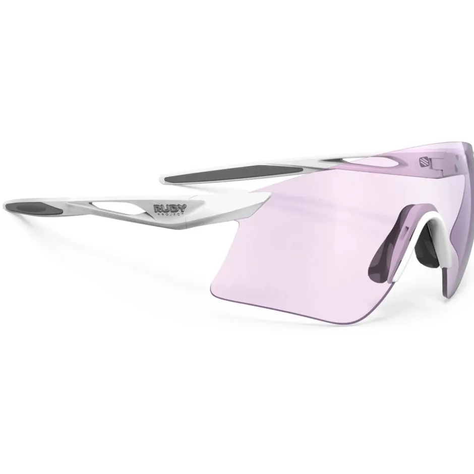 Mtb-Brillen|Racefietsbrillen < Rudy Project Astral Sphere Bril - White Gloss - ImpactX™ Photochromic 2 Laser Purple