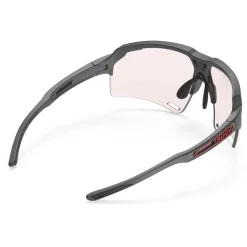 Racefietsbrillen < Rudy Project Deltabeat Bril - Photochromic Lens - Charcoal Matte/ImpactX 2 Red