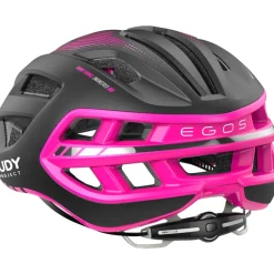 Rudy Project Egos Helm - Black/Pink Fluo - Matte