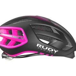 Rudy Project Egos Helm - Black/Pink Fluo - Matte