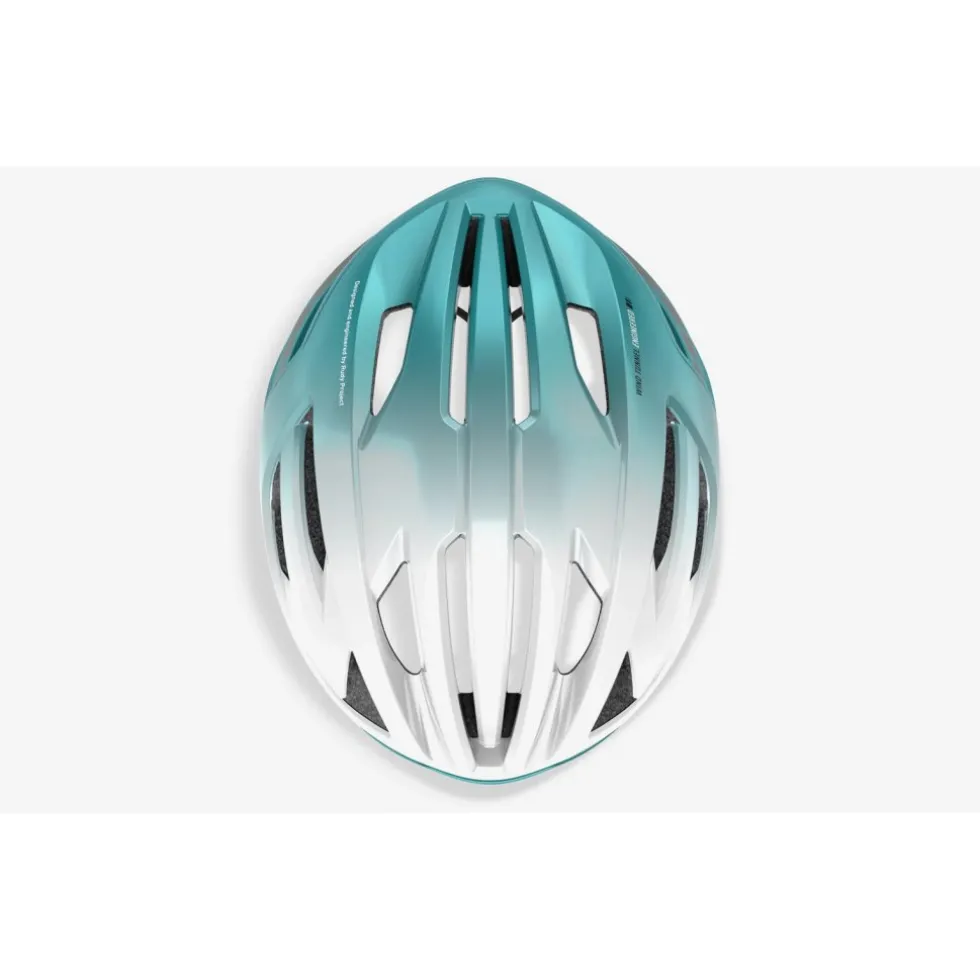 Rudy Project Egos Helm - Pearl/Emerald Metal - Matte