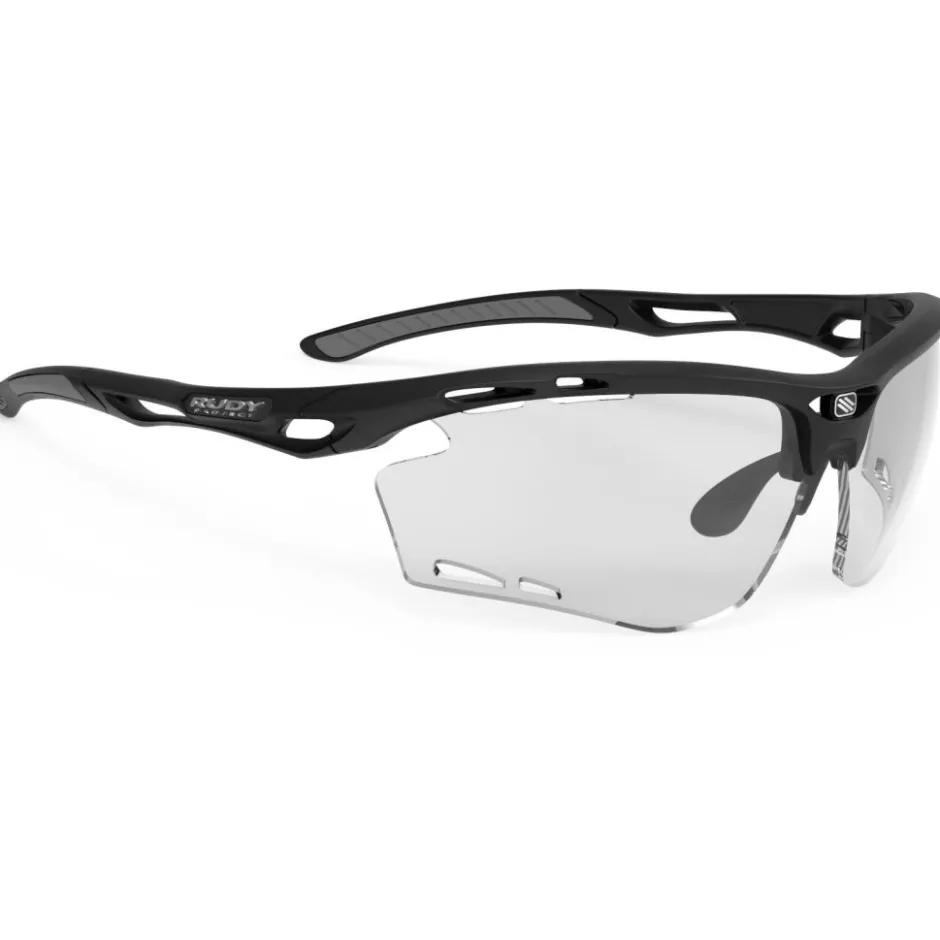 Racefietsbrillen < Rudy Project Propulse Bril - Photochromic Lens - Matte Black/ImpactX 2 Black