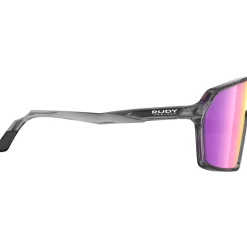Mtb-Brillen|Racefietsbrillen < Rudy Project Spinshield Bril - Crystal Ash Gloss/Multilaser Sunset