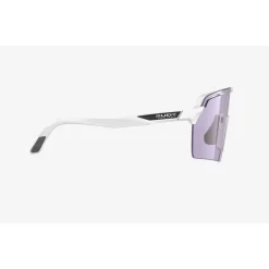 Mtb-Brillen|Racefietsbrillen < Rudy Project Spinshield Pro Bril - White Gloss - ImpactX™ Photochromic 2 Laser Purple