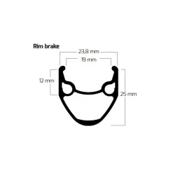 Ryde X-plorer - 28 Inch Clincher Rim - black