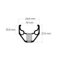 Ryde Zac 2000 - 28 Inch Clincher Rim - silver