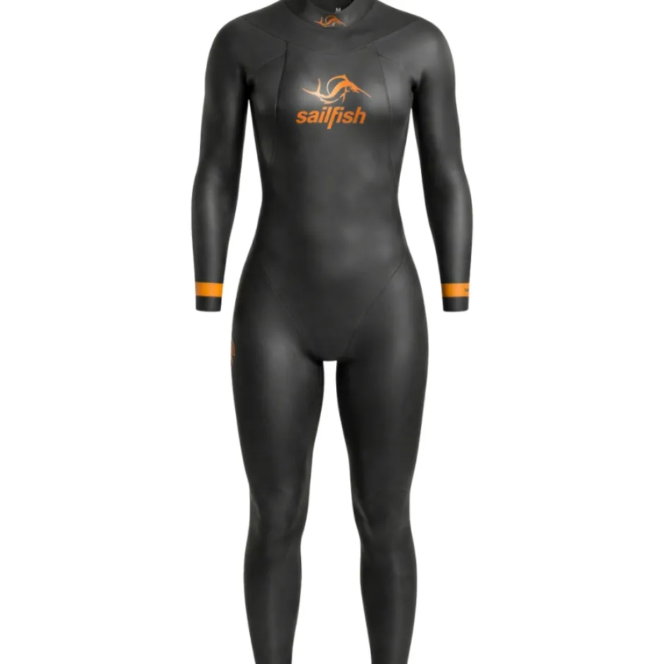 Neopreen Kleding|Neopreen Kleding < sailfish Ignite 3 Wetsuit voor dames - black/orange