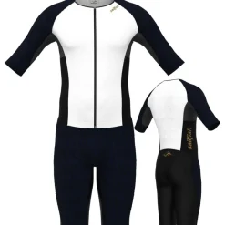 Trisuits|Trisuits < sailfish Aerouit Pro 3 Triuit Heren - dark bue/white