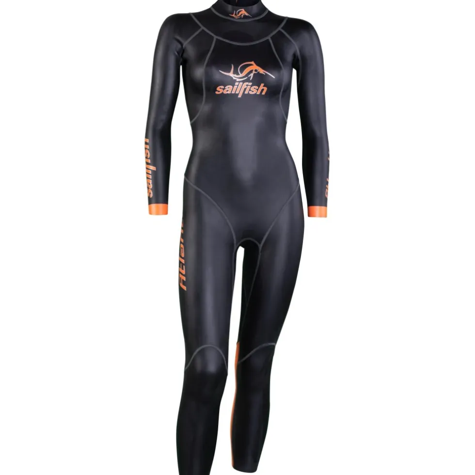 sailfish Atlantic 2 Wetsuit Dames - zwart/oranje