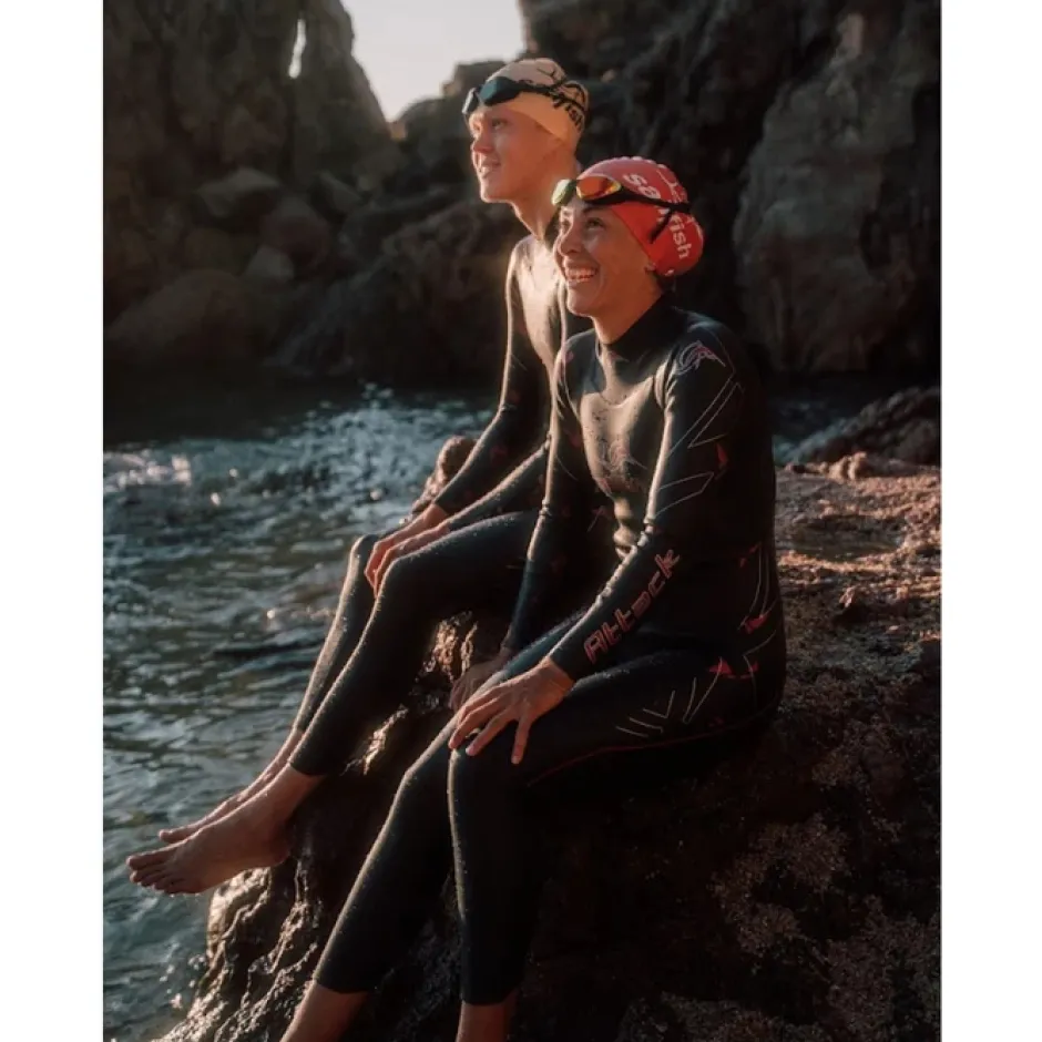 Neopreen Kleding|Neopreen Kleding < sailfish Attack 8 Wetsuit dames - black