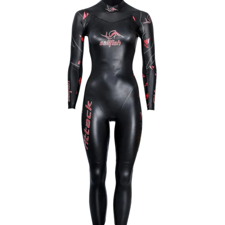 Neopreen Kleding|Neopreen Kleding < sailfish Attack 8 Wetsuit dames - black