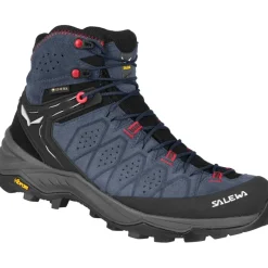 Wandelschoenen|Wandelschoenen < Salewa Alp Trainer 2 Mid GTX Wandelboots Dames - java blue/fluo coral 8760