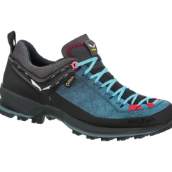 Wandelschoenen|Wandelschoenen < Salewa Mountain Trainer 2 GTX Wandelschoenen Dames - dark denim/fluo coral 8679