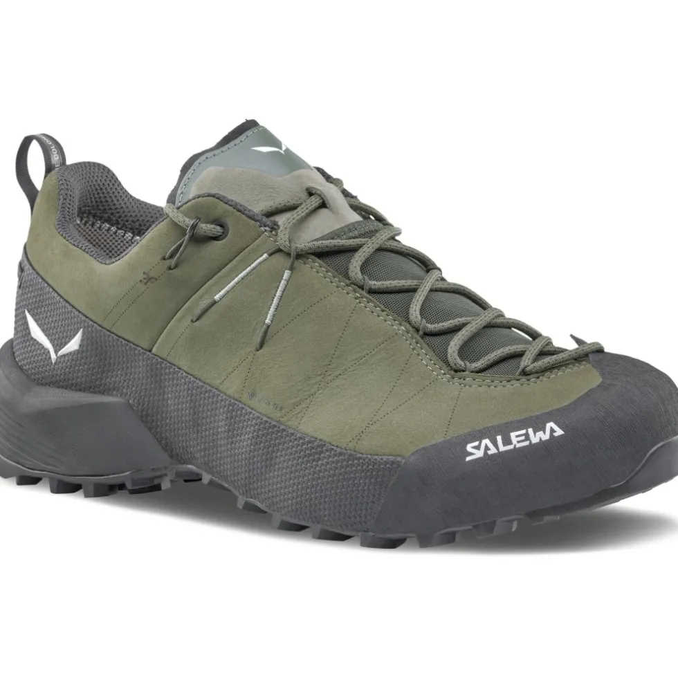 Salewa Wildfire Leather 2 GTX Approachschoenen Heren - faded green/black 5051